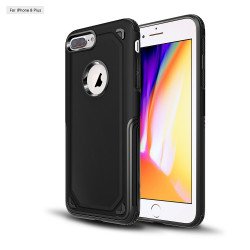 iPhone 8 Plus / 7 Plus Tough Armor Hybrid Case (Black)